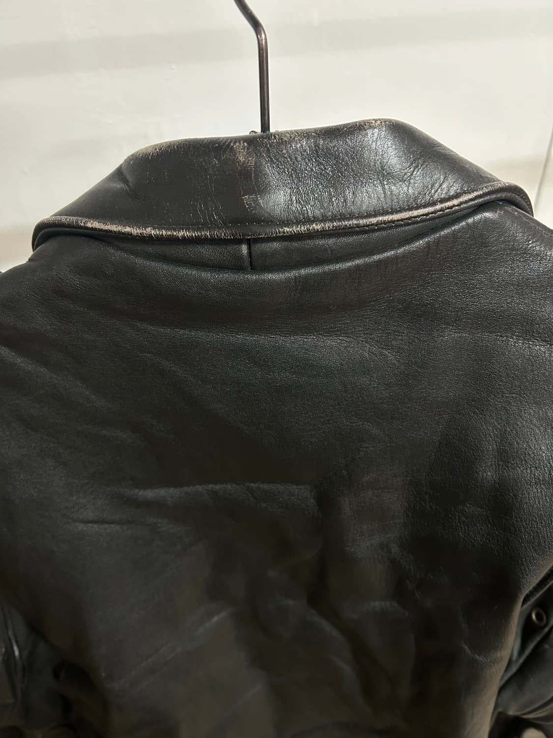 빈티지 레더 라이더 자켓 XL 상품이미지3