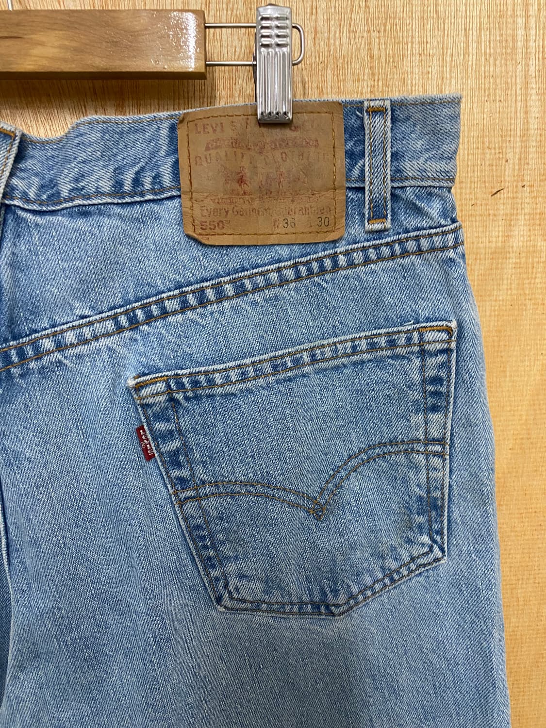 00's LEVI'S 550 denim pants 리바이스 루즈핏 데님 상품이미지7