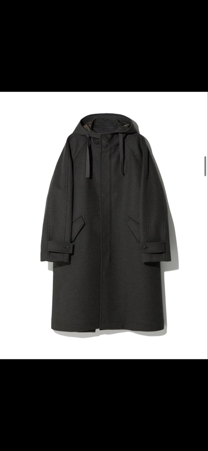 비슬로우 울 캐시미어 후드 코트 상품이미지1