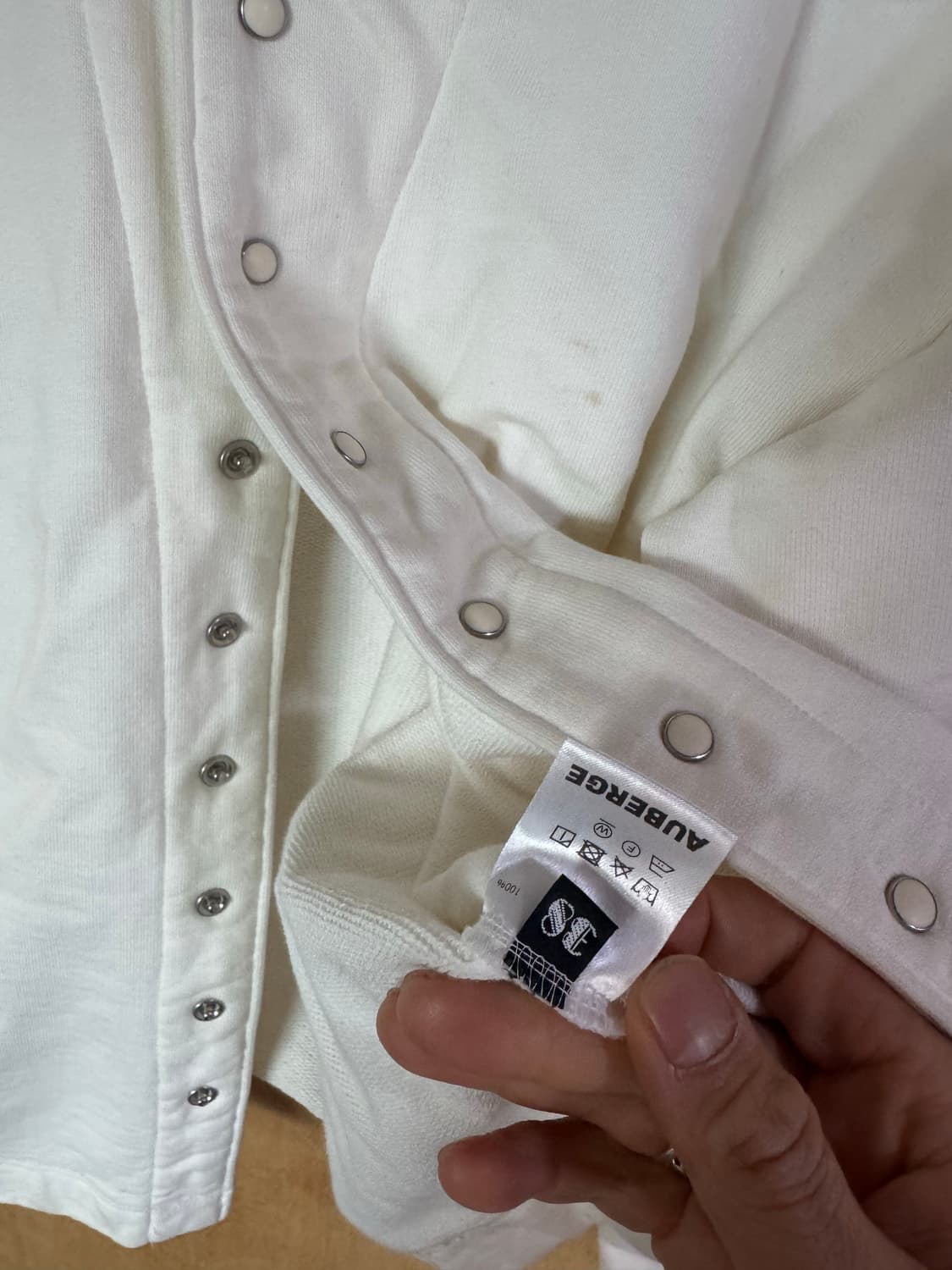 오베르쥬 Perle 코튼 스웨트 가디건 상품이미지4