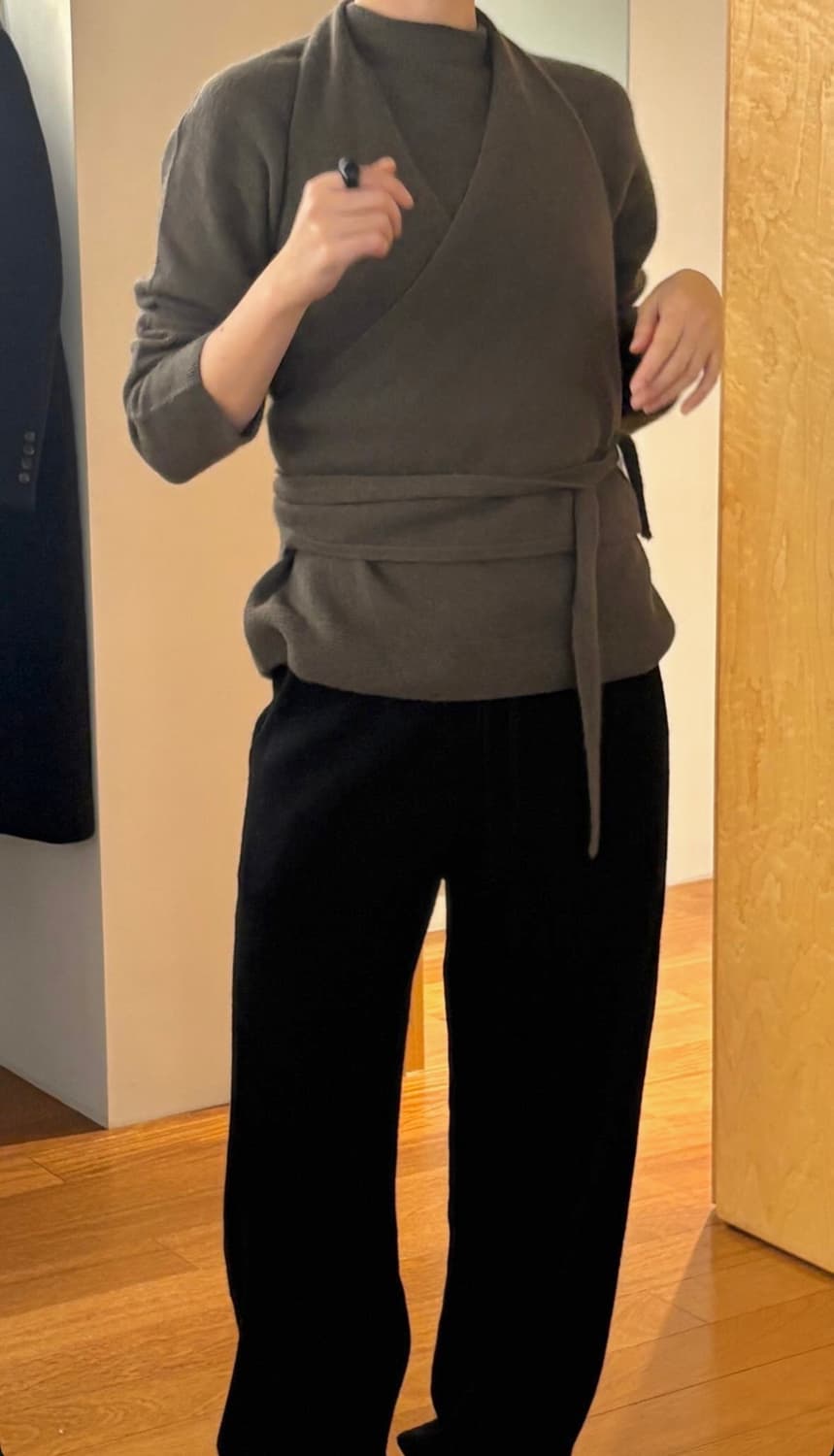 lfm 코지 니트 팬츠 (블랙) 상품이미지1