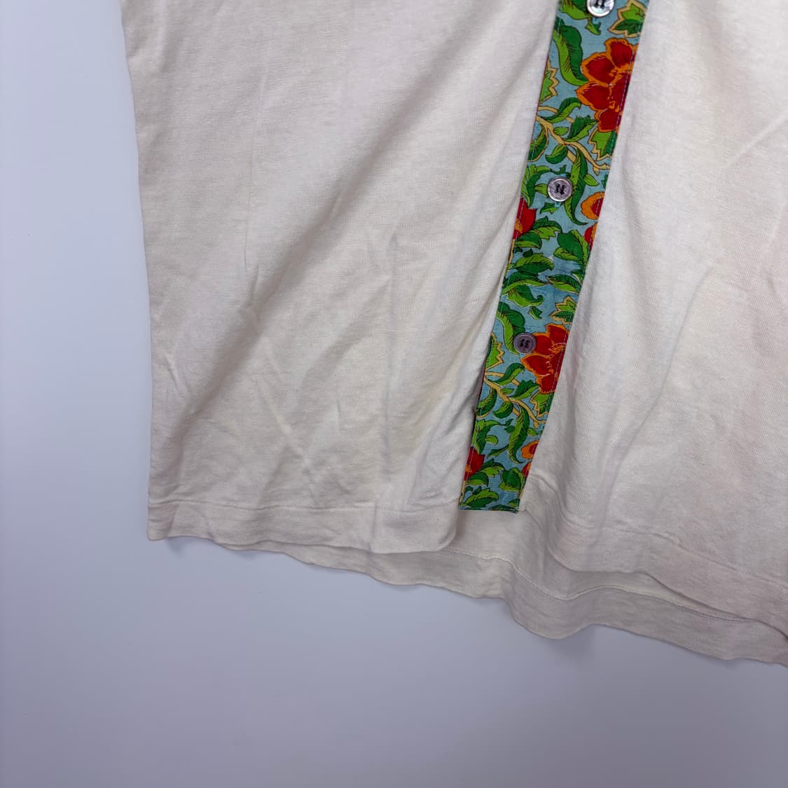 요지야마모토 패턴 반팔 셔츠 상품이미지5