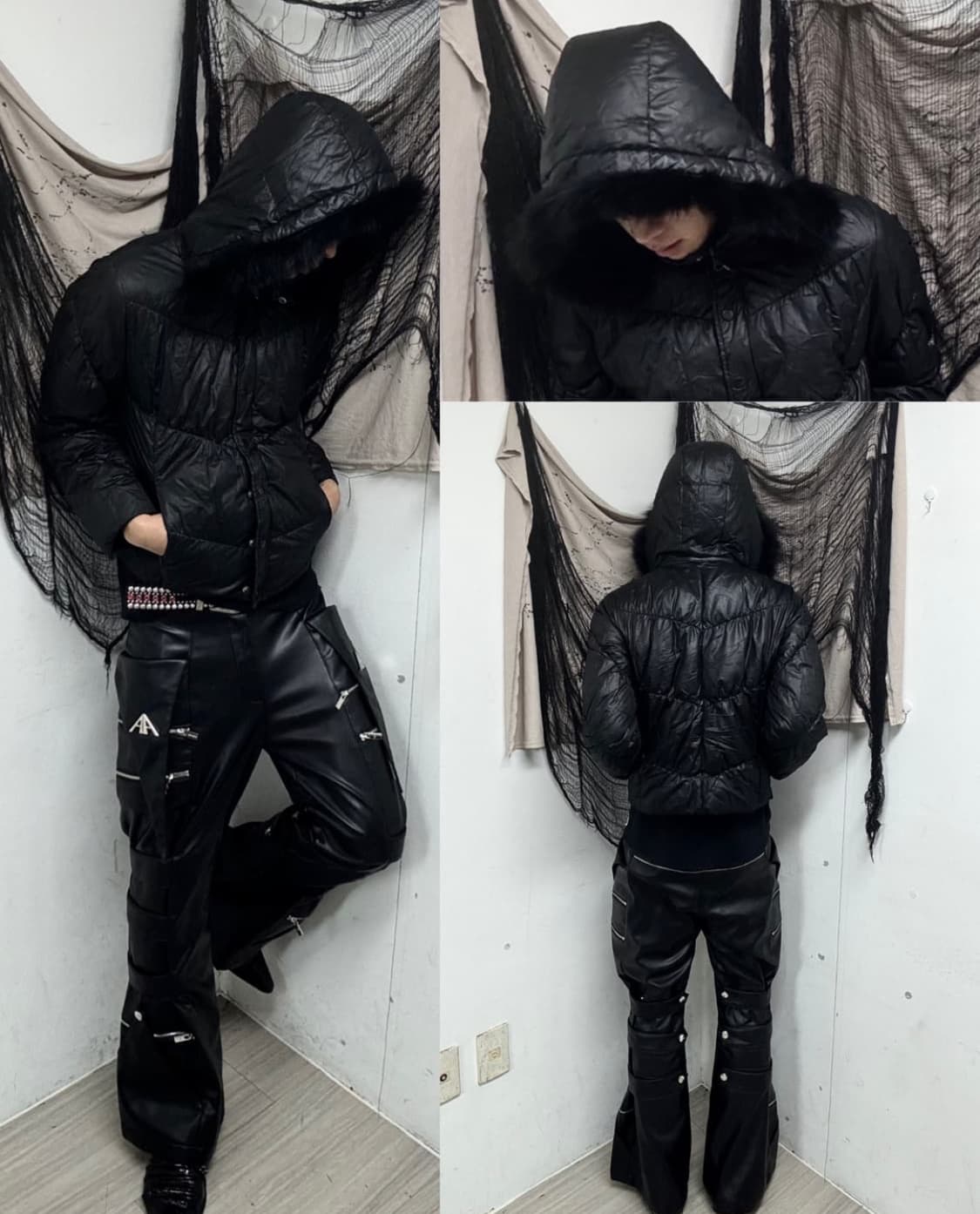 퍼 크롭 패딩  상품이미지2