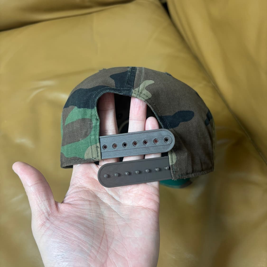 RRL 더블알엘 랄프로렌 폴로 윙로고 6패널 볼캡 모자 우드랜드 카모 상품이미지7