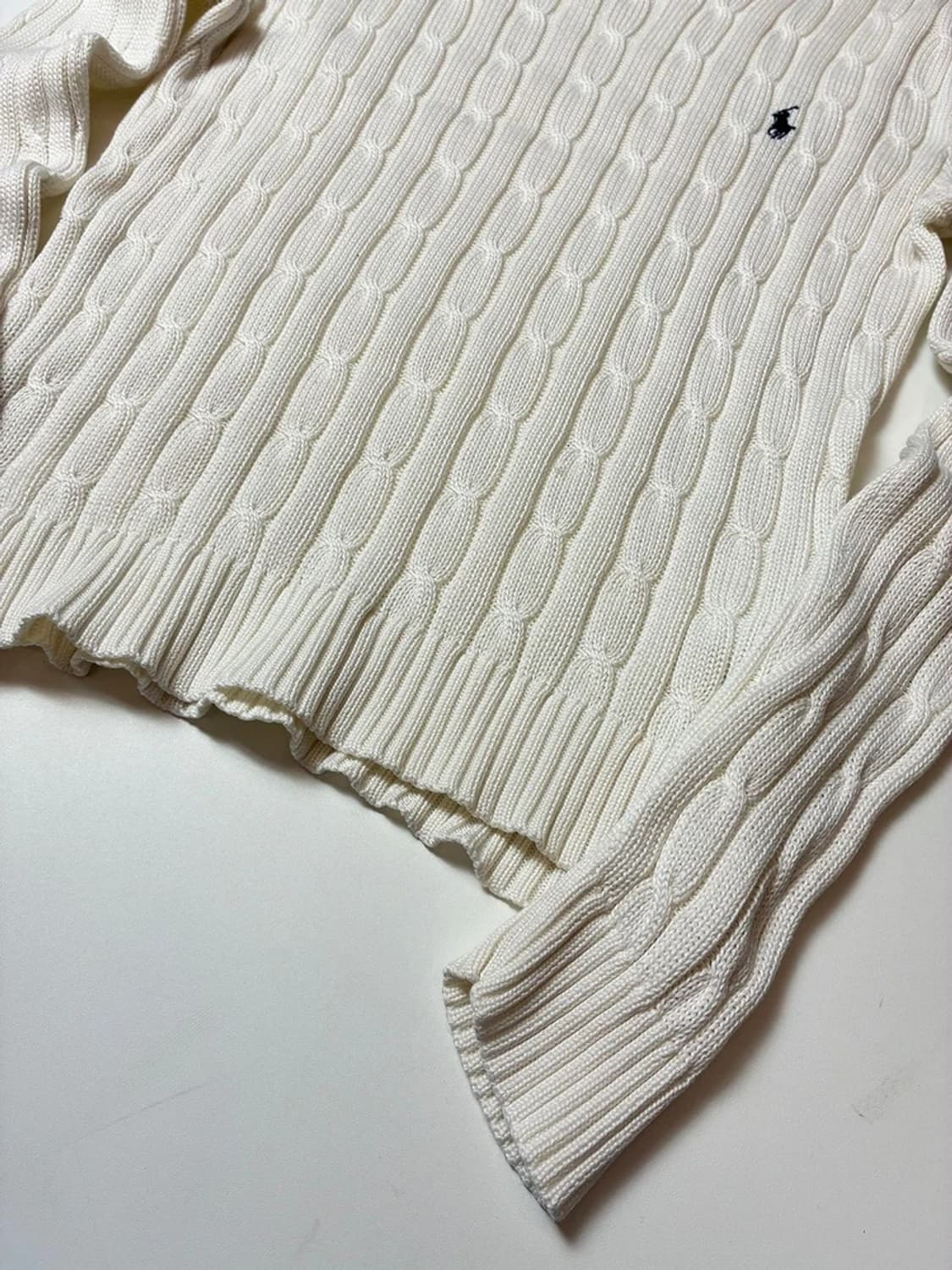 폴로 랄프로렌 00's 꽈배기 코튼 니트 PN8994 상품이미지4