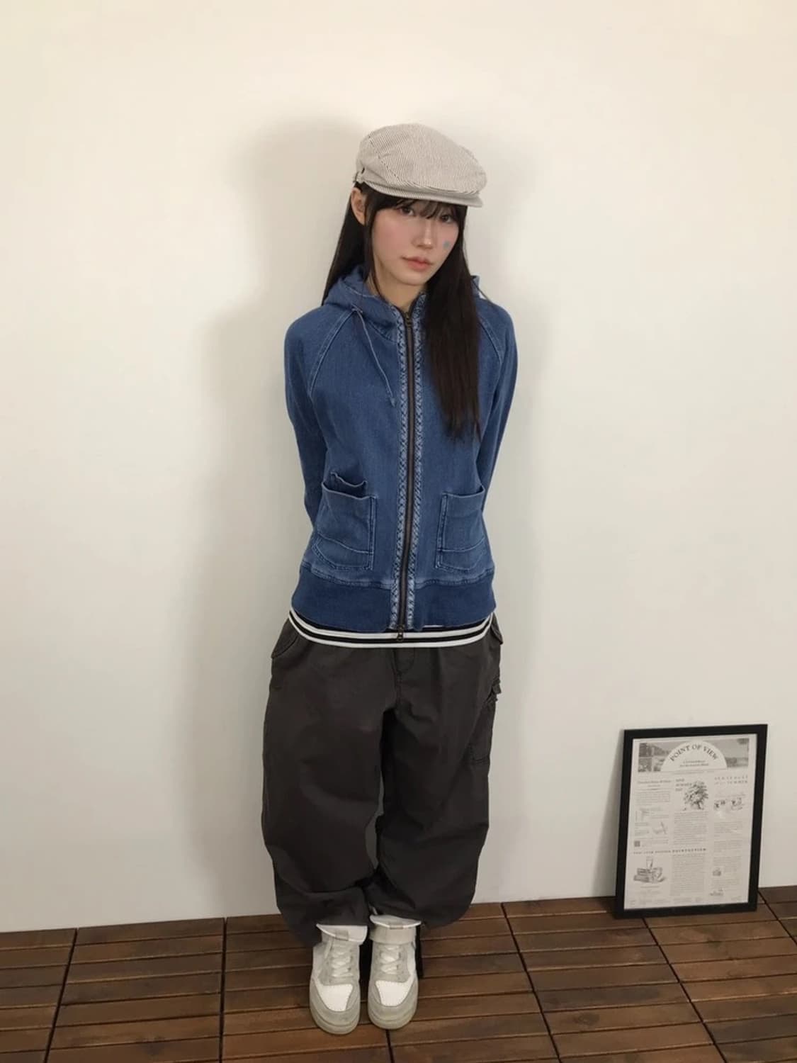 Westwood Outfitters Denim Zip Hoodie 상품이미지1