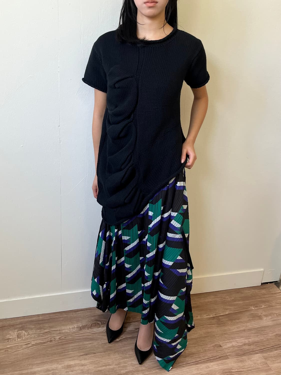 이세이미야케 pleats please 로브 롱 스커트 상품이미지8