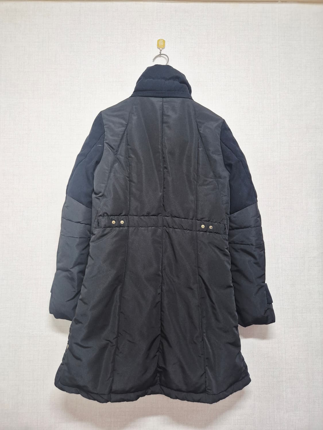 블랙 여성 롱 패딩 코트 상품이미지2