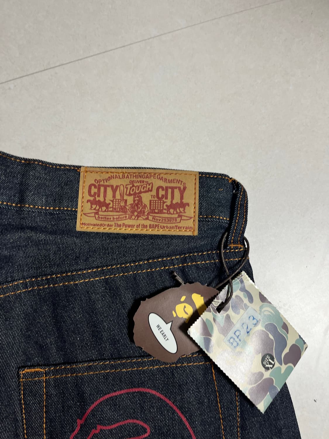 Made in japan 베이프 생지 버뮤다팬츠 상품이미지3