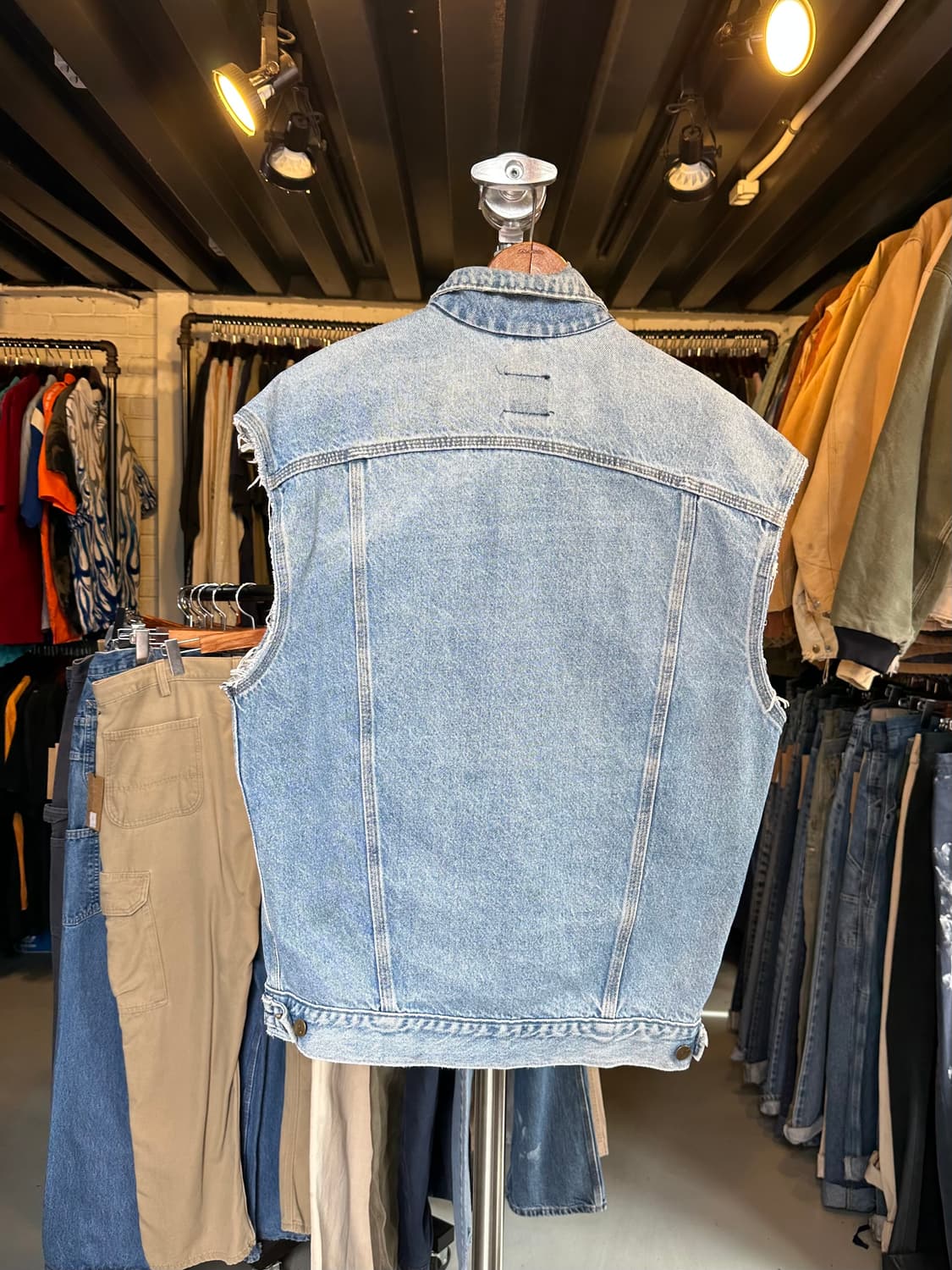 00s 칼하트 커스텀 데님 베스트 made in usa 상품이미지2