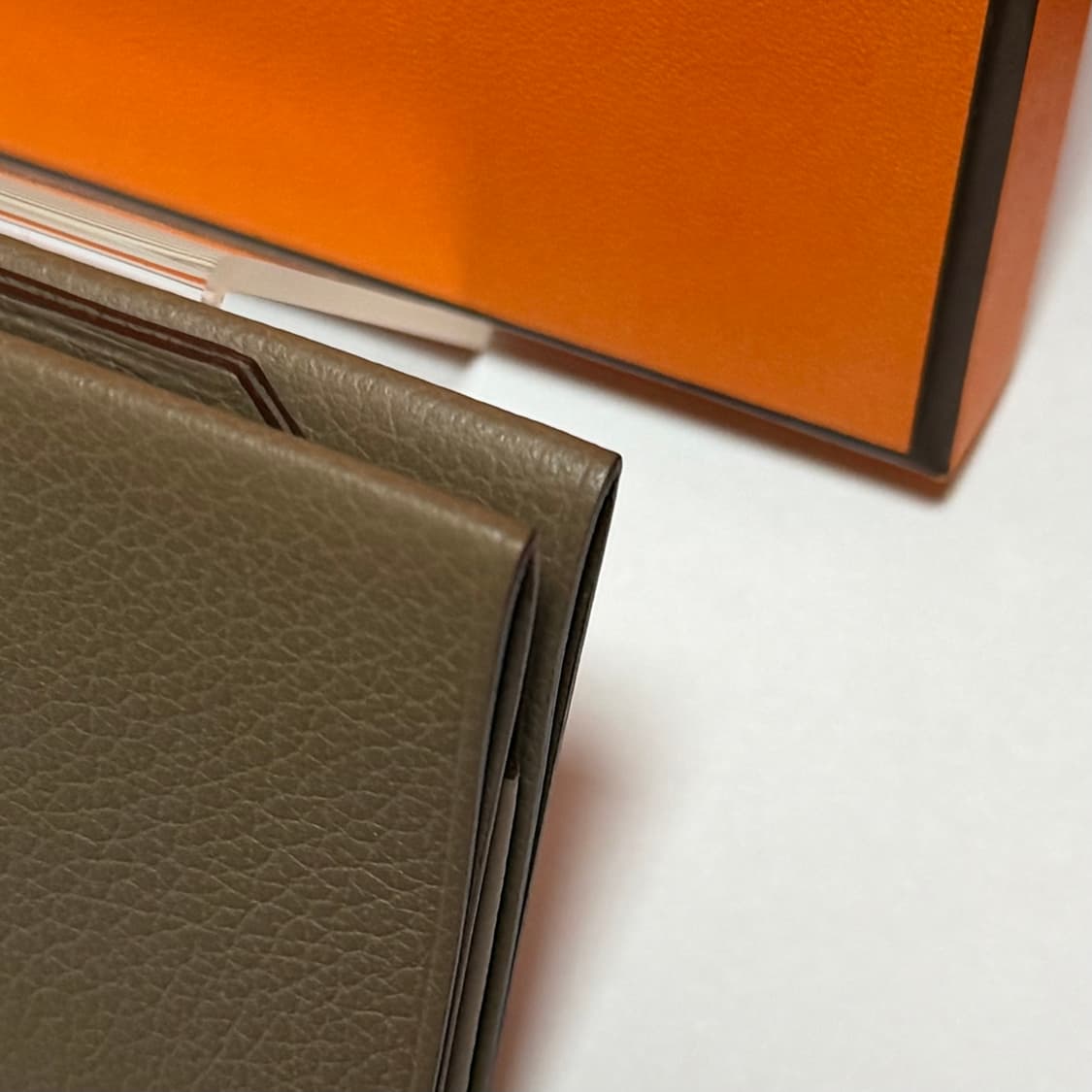 [미사용/OS] 에르메스 H 셀리에 에토프 카드 홀더 지갑 상품이미지3