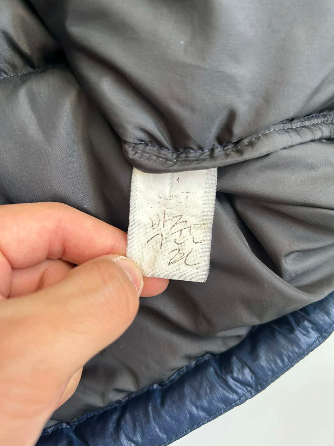 [M] 노스페이스 700눕시 다운 패딩 베스트 네이비 조끼 상품이미지5