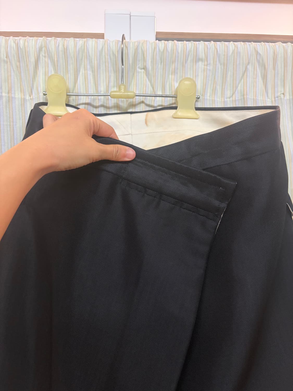 꼼데가르송 블랙 랩 스커트 상품이미지7