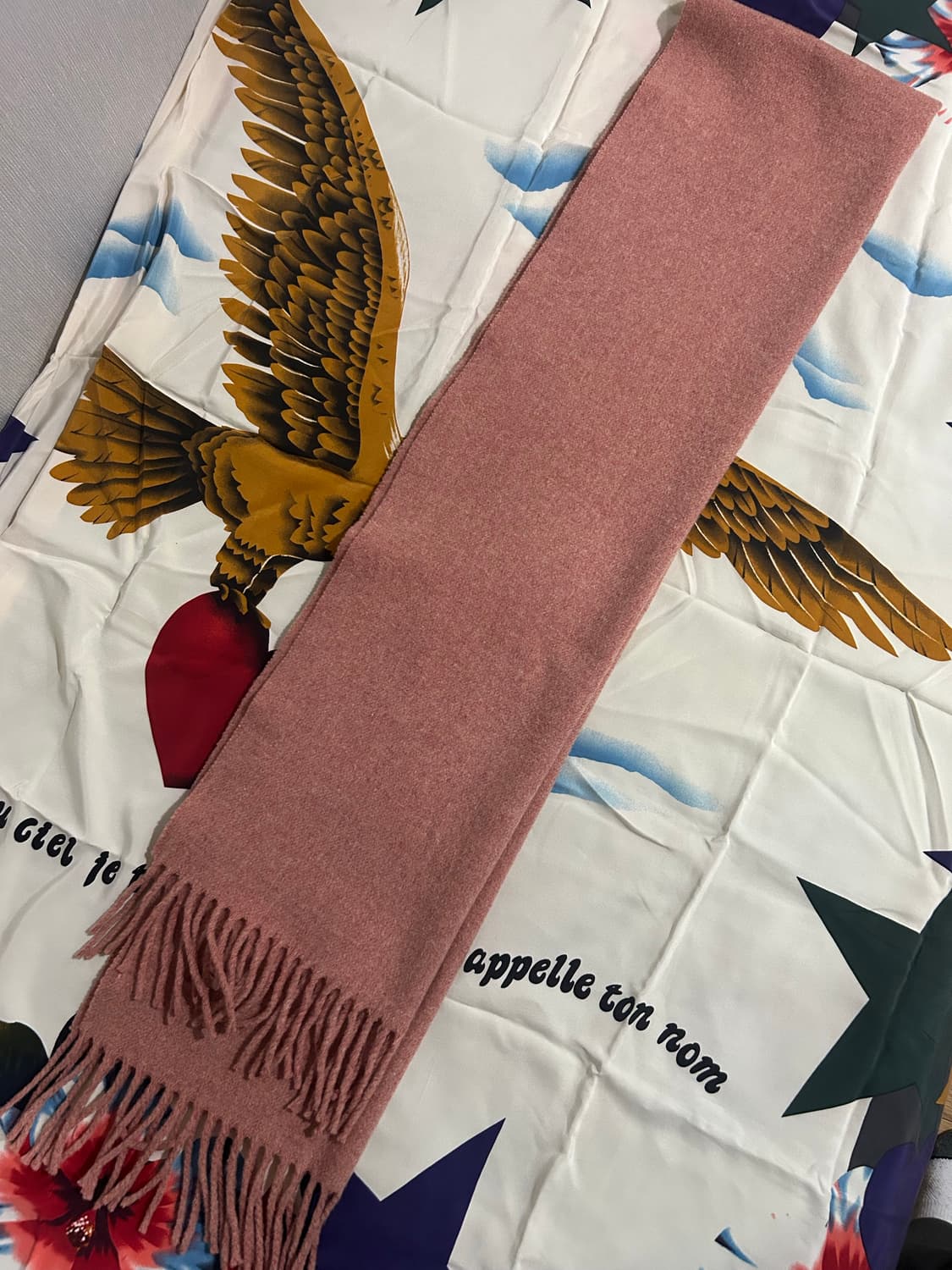 아크네 스튜디오 핑크 머플러 상품이미지2