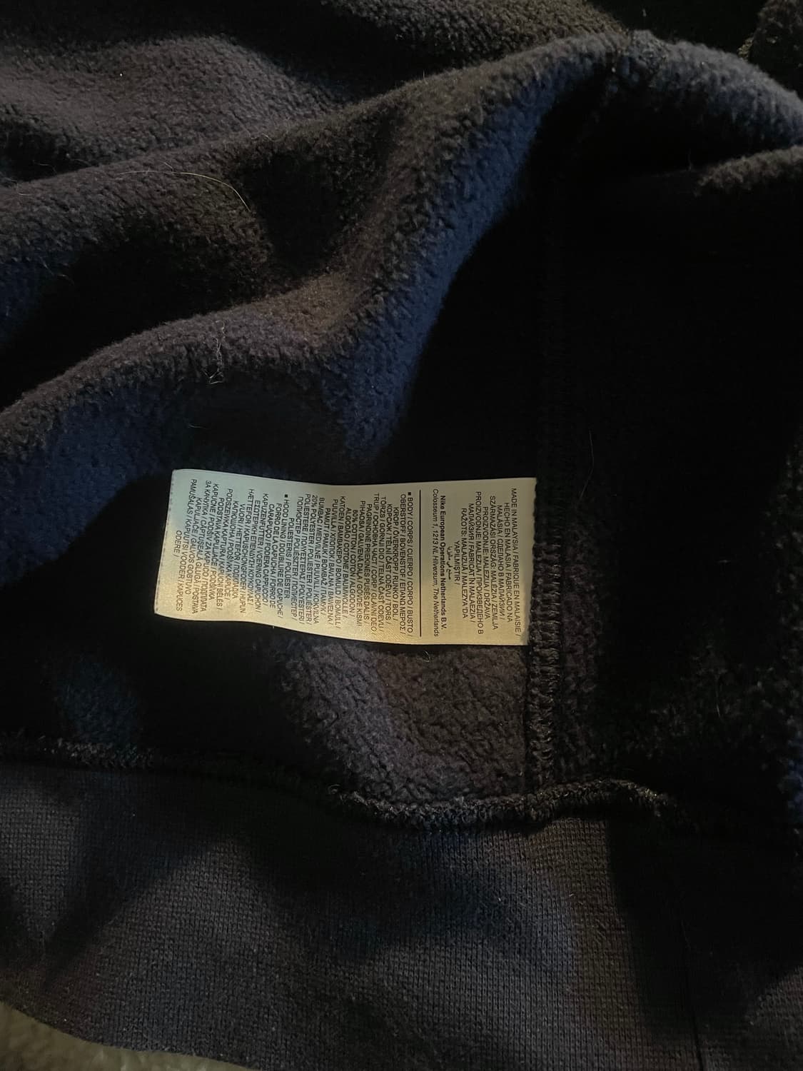 나이키 후드집업 뮤트 네이비 상품이미지4