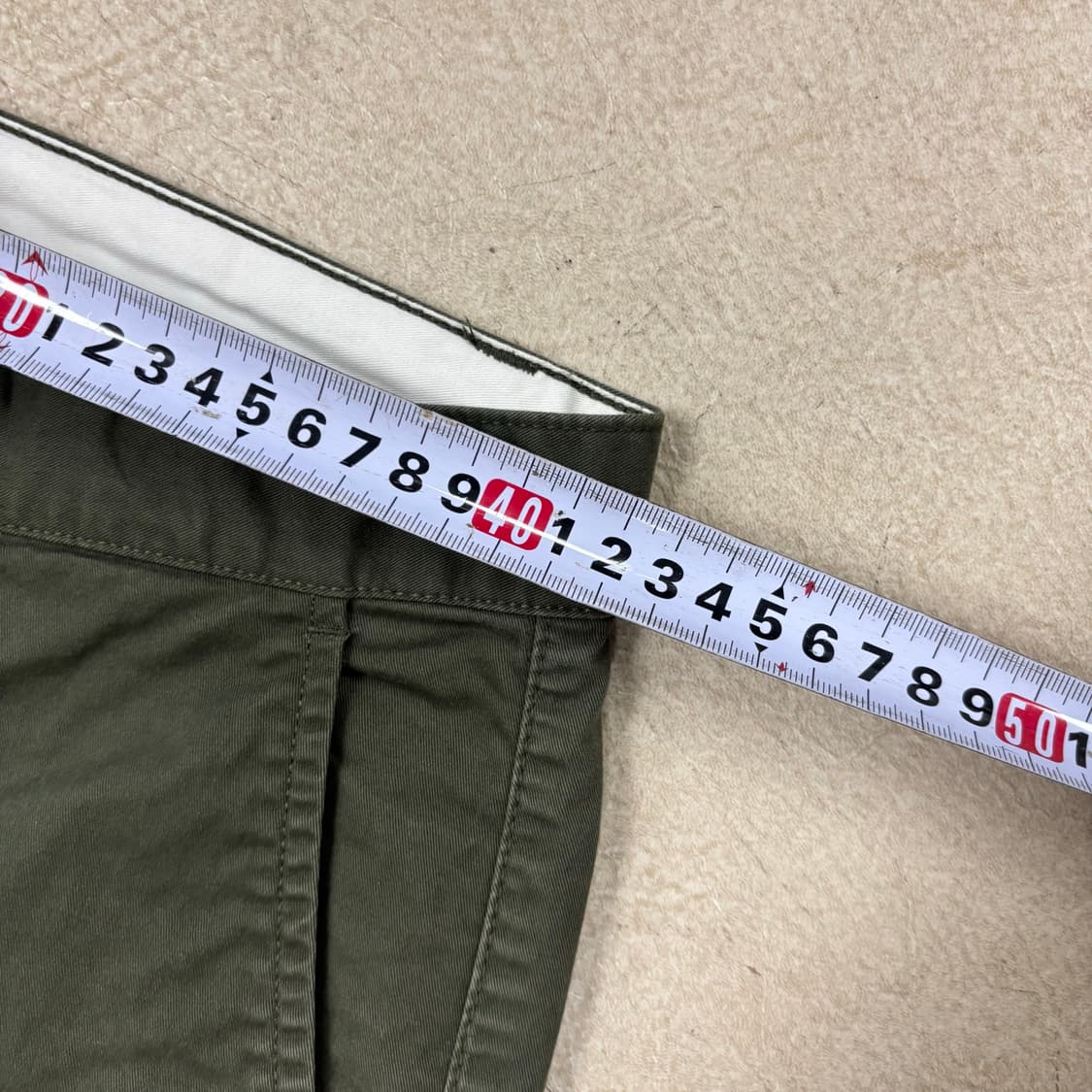 디키즈 카키 코튼 팬츠 상품이미지5