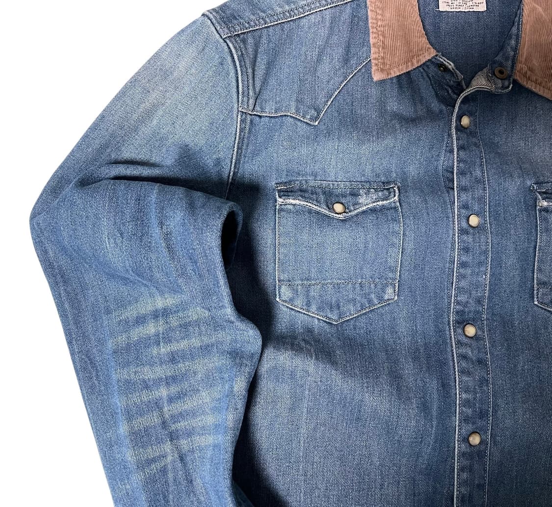 ALLSAINTS 올세인츠 데님 셔츠 M 상품이미지4