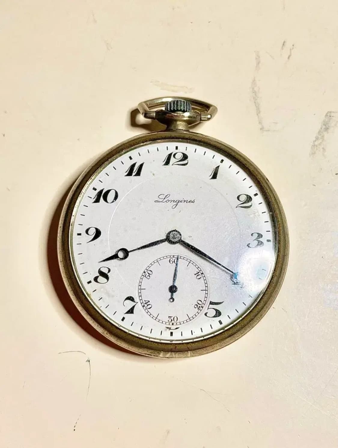 1920년대 빈티지 론진 회중시계 청침 LONGINES 엔틱 상품이미지3