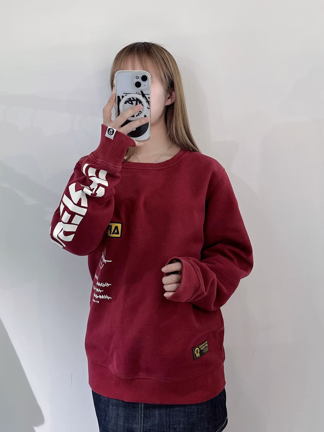 에이프 맨투맨 상품이미지2