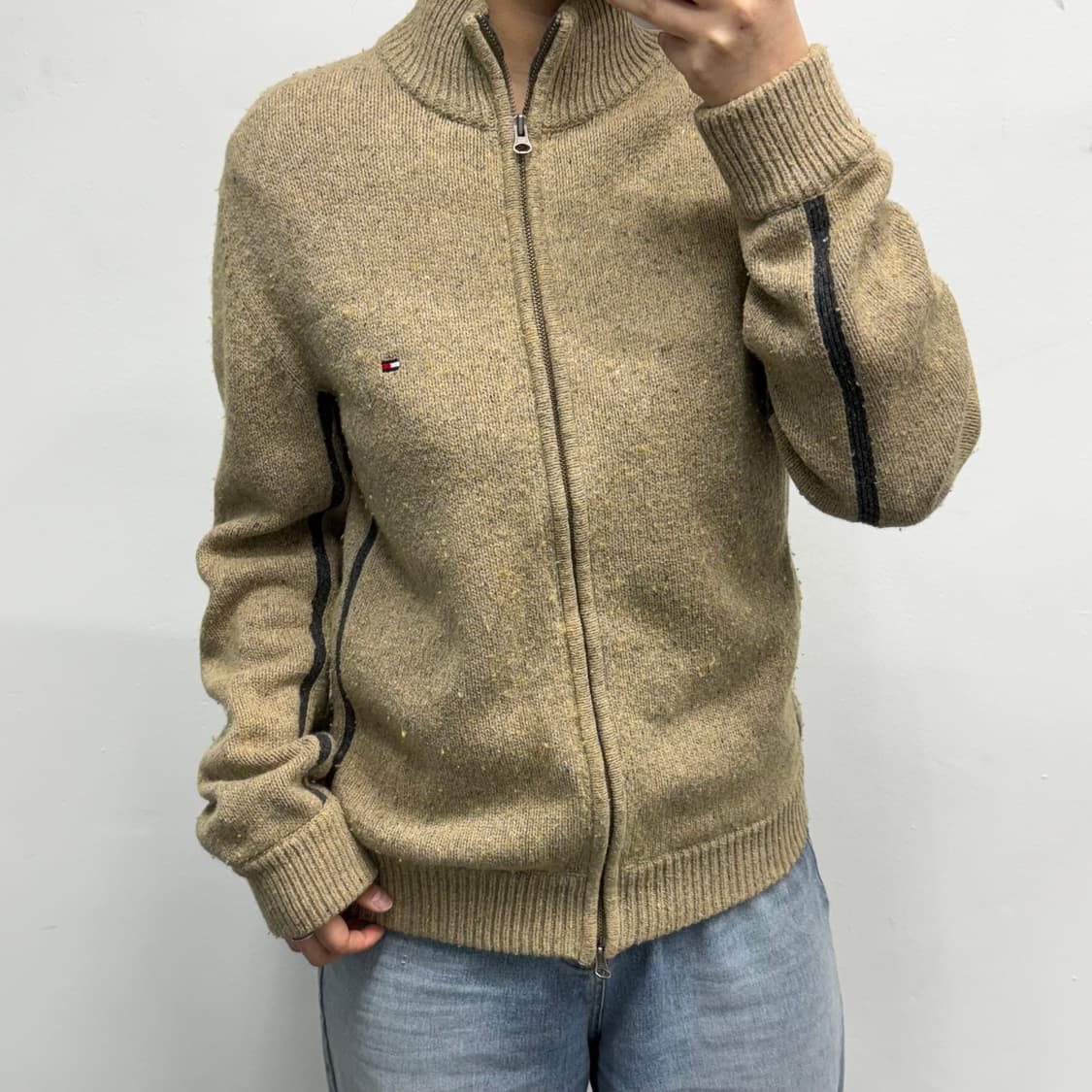 [M] 타미힐피거 니트집업 상품이미지1