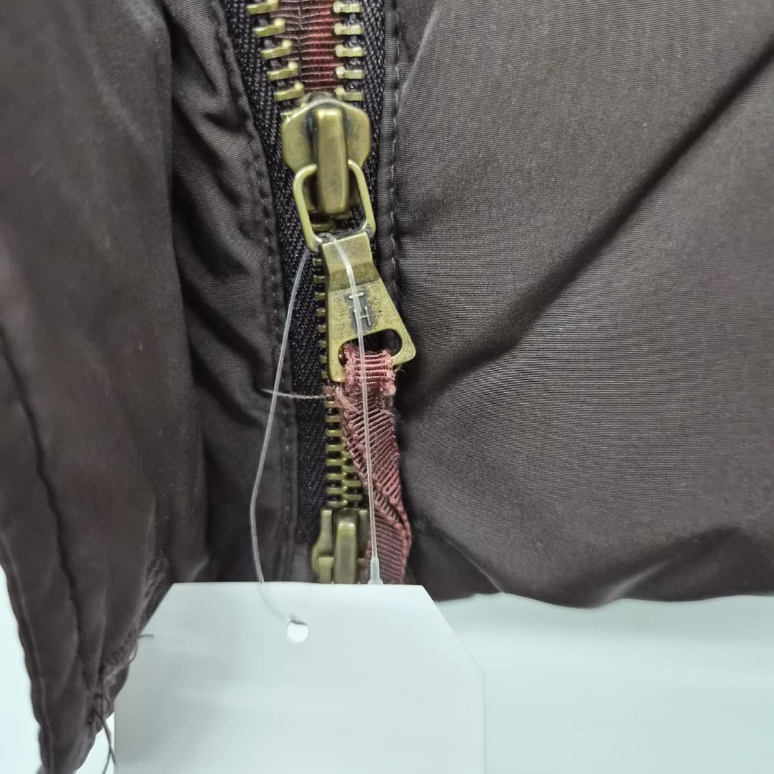 타미힐피거 브라운 후드 패딩 조끼 여성 M 상품이미지7