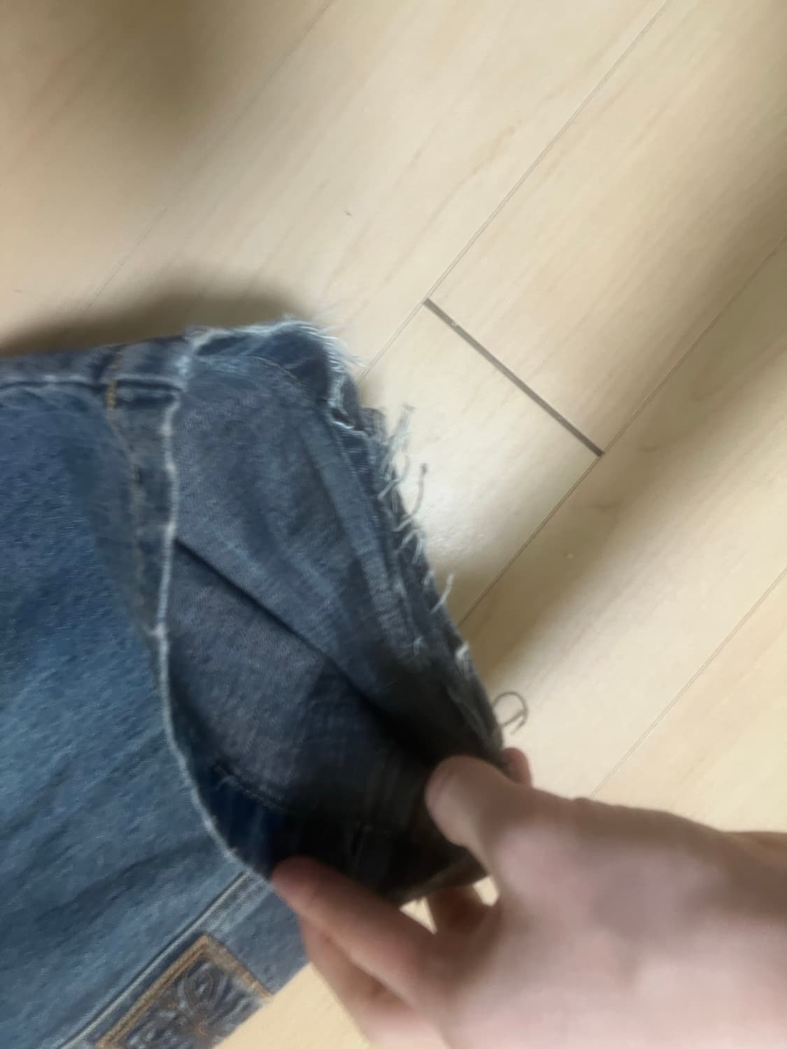 카락터Vintage emblem denim pants / Muddy bl 상품이미지4