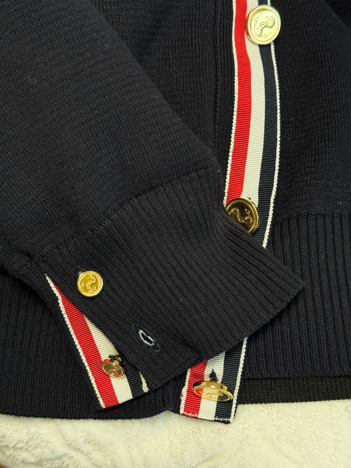 매장판 톰브라운 밀라노스티치 네이비 가디건 3사이즈 상품이미지6