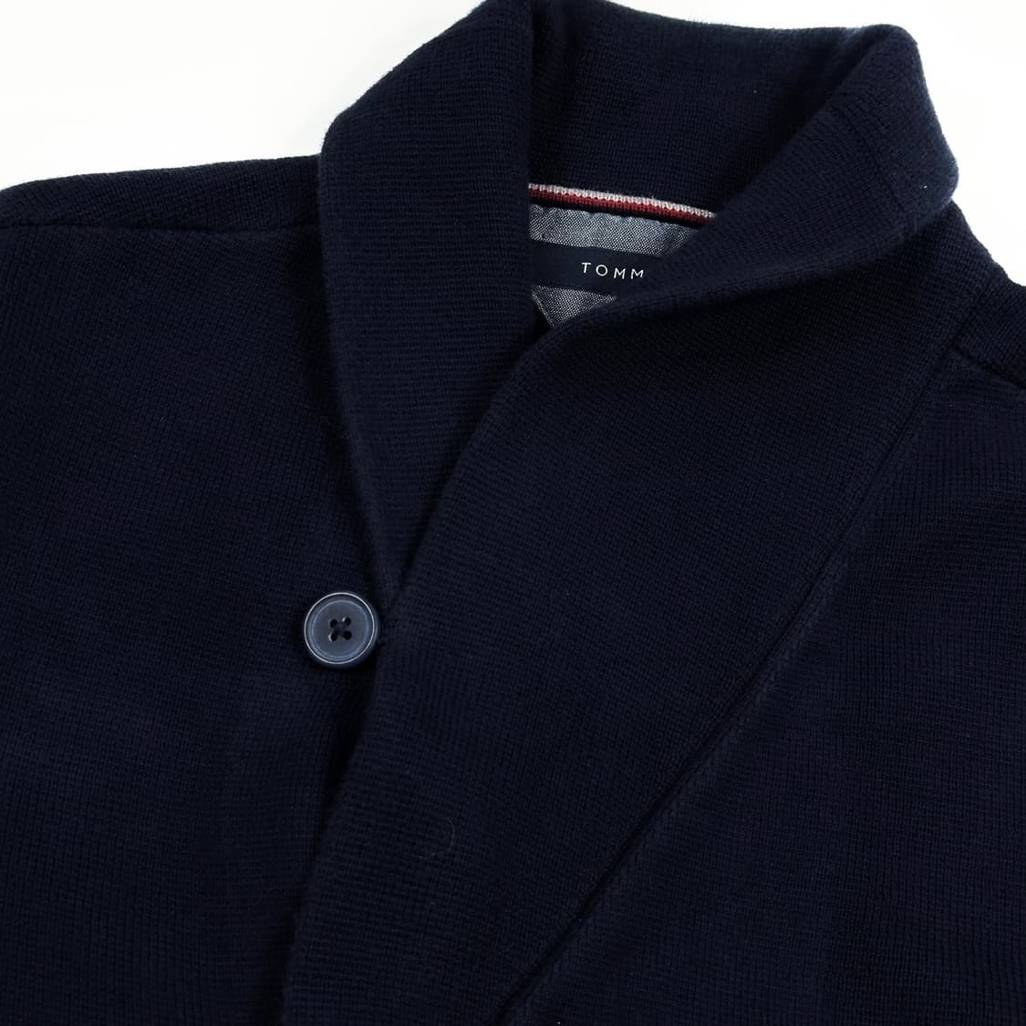 타미힐피거 플래그 숄카라 네이비 가디건 (M) 상품이미지4