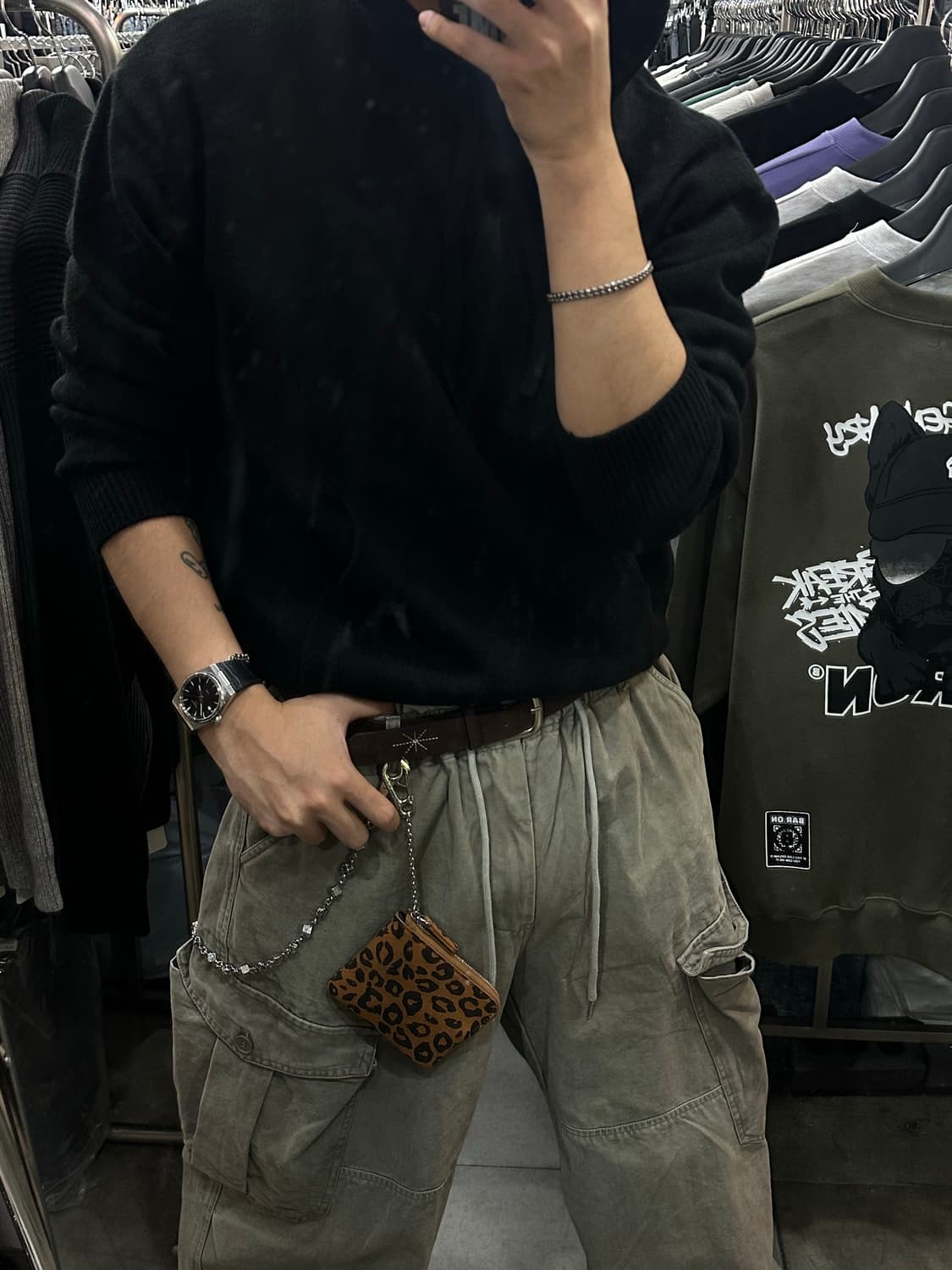 Wallet pouch- 지갑 파우치 키링 leo 상품이미지6