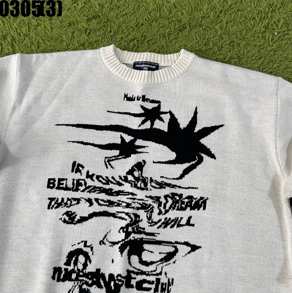 나이스고스트클럽 니트 스웨터 상품이미지2