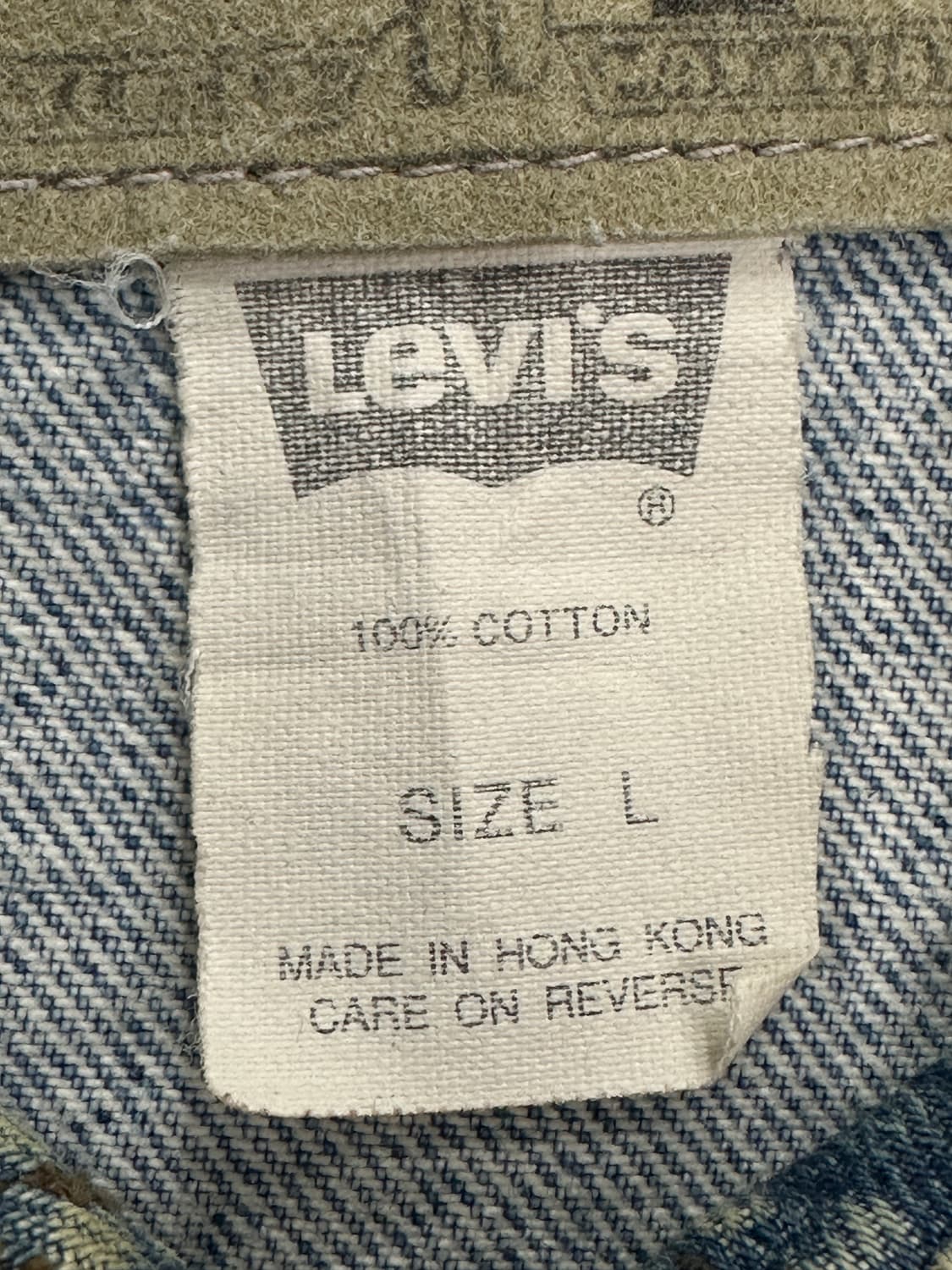 00s 리바이스 실버탭  91-B 데님 자켓 L 상품이미지8