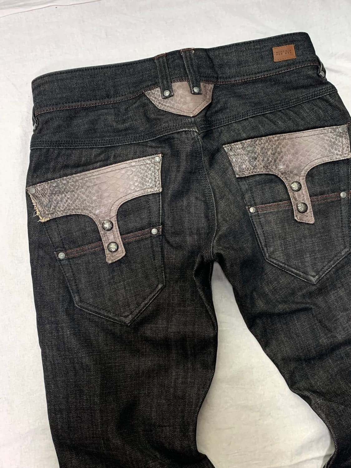 Nicole Club for Men python leather denim 상품이미지5