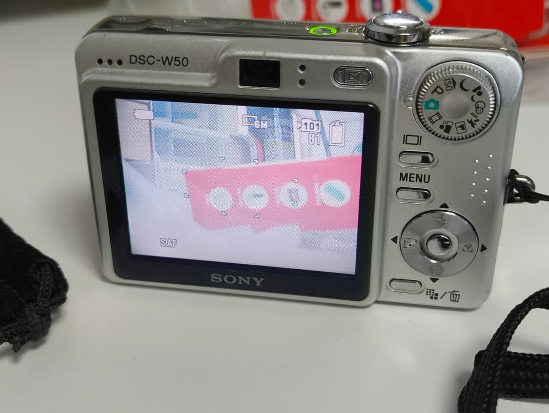 소니 사이버샷 DSC-W50 디지털카메라 (작례O) 상품이미지6