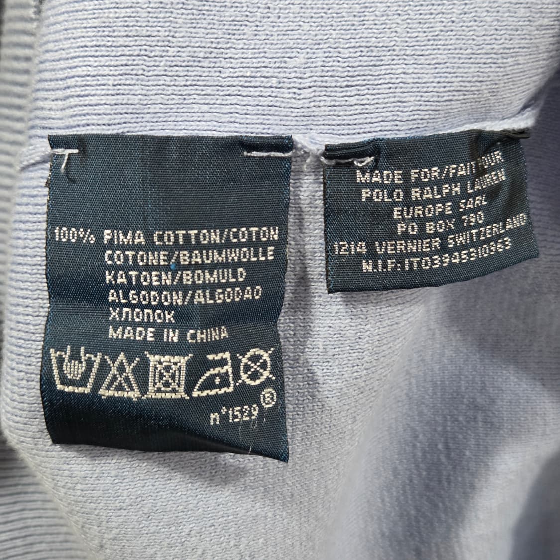 폴로랄프로렌 피마코튼 니트 M 상품이미지4