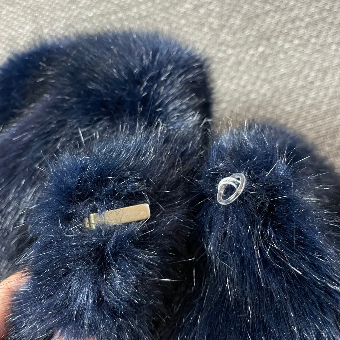 빈티지 네이비 포인트 페이크퍼 자켓  상품이미지6