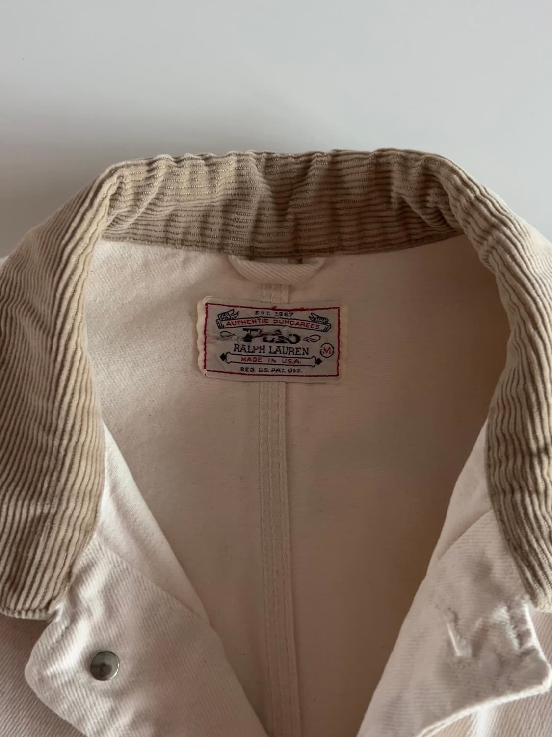 폴로 랄프로렌 덩가리 커버올 자켓 M 상품이미지3