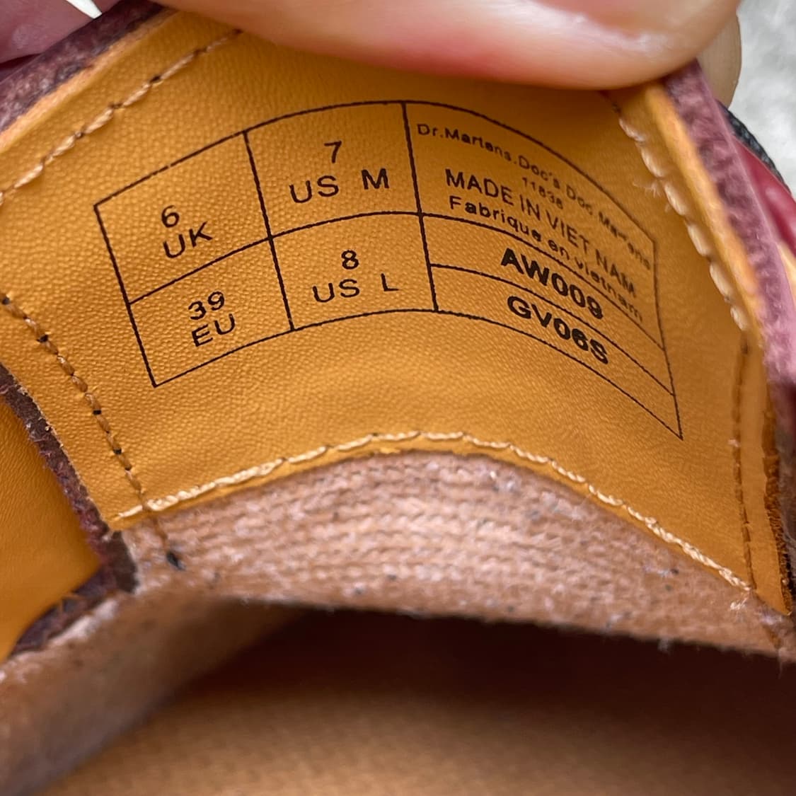 [6UK] 닥터마틴 1461 체리레드 (250~255) 상품이미지7