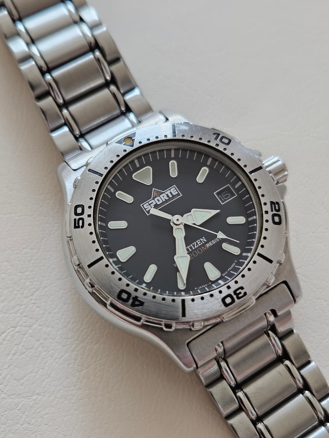 빈티지 시티즌 스포르테 메탈 남성 시계 상품이미지1