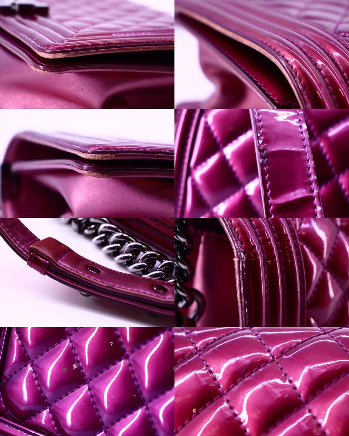 샤넬 보이백 숄더백 핑크 은장 상품이미지8