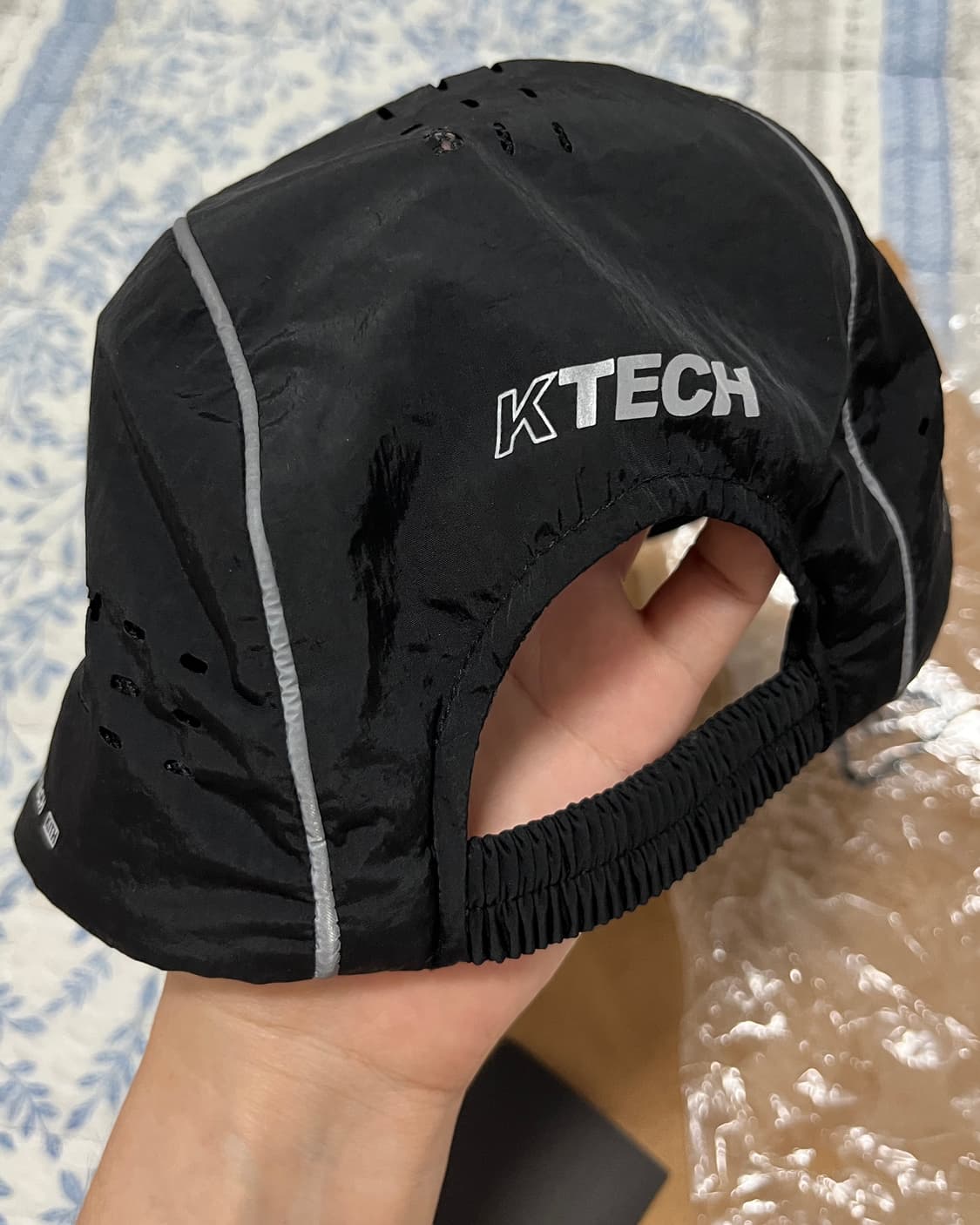 kith 액티브 그리피 나일론 러너 모자 블랙 상품이미지8