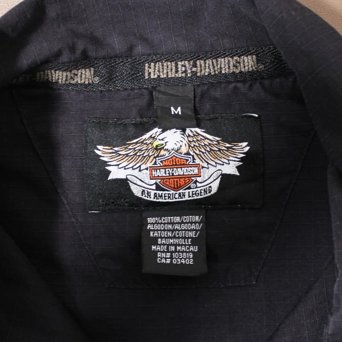 90's Harley-Davidson 할리 데이비슨 레이싱 워크 반팔셔츠 상품이미지3