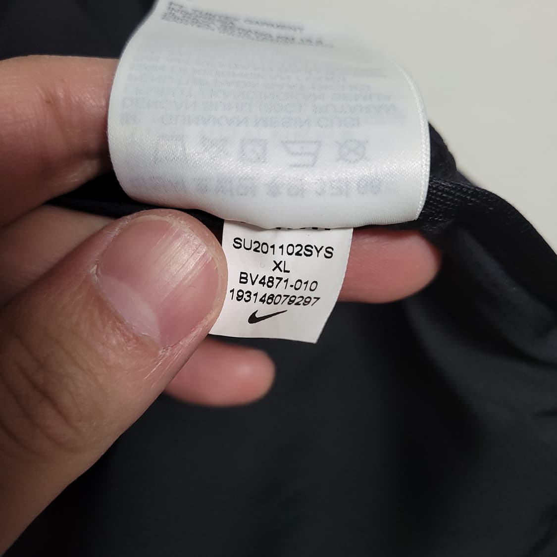 (XL) NIKE 나이키 런닝 블랙 후드 자켓 집업 상품이미지4