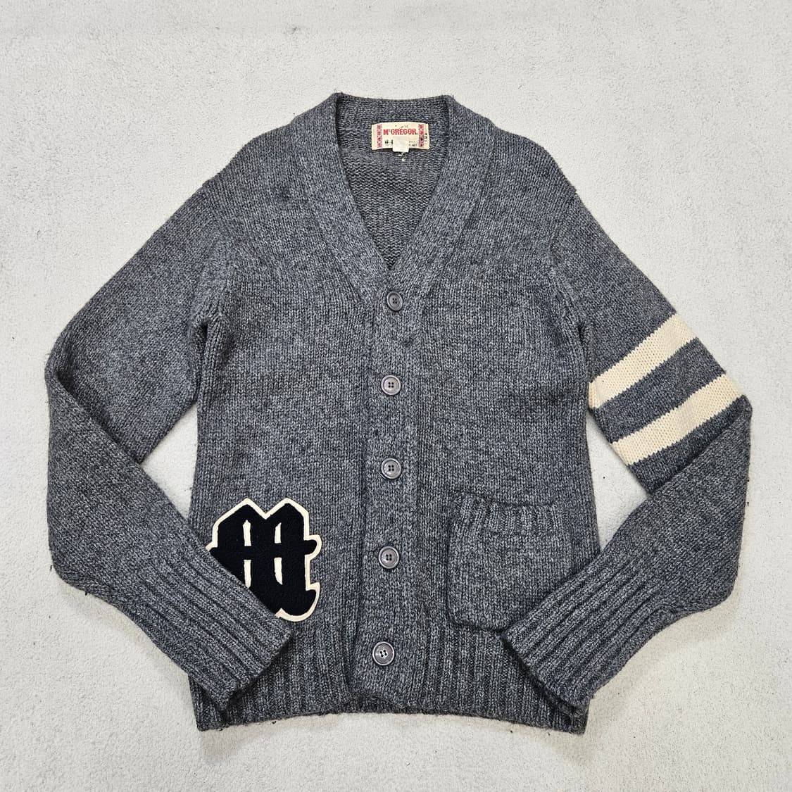 맥그리거 울 가디건 M 상품이미지2