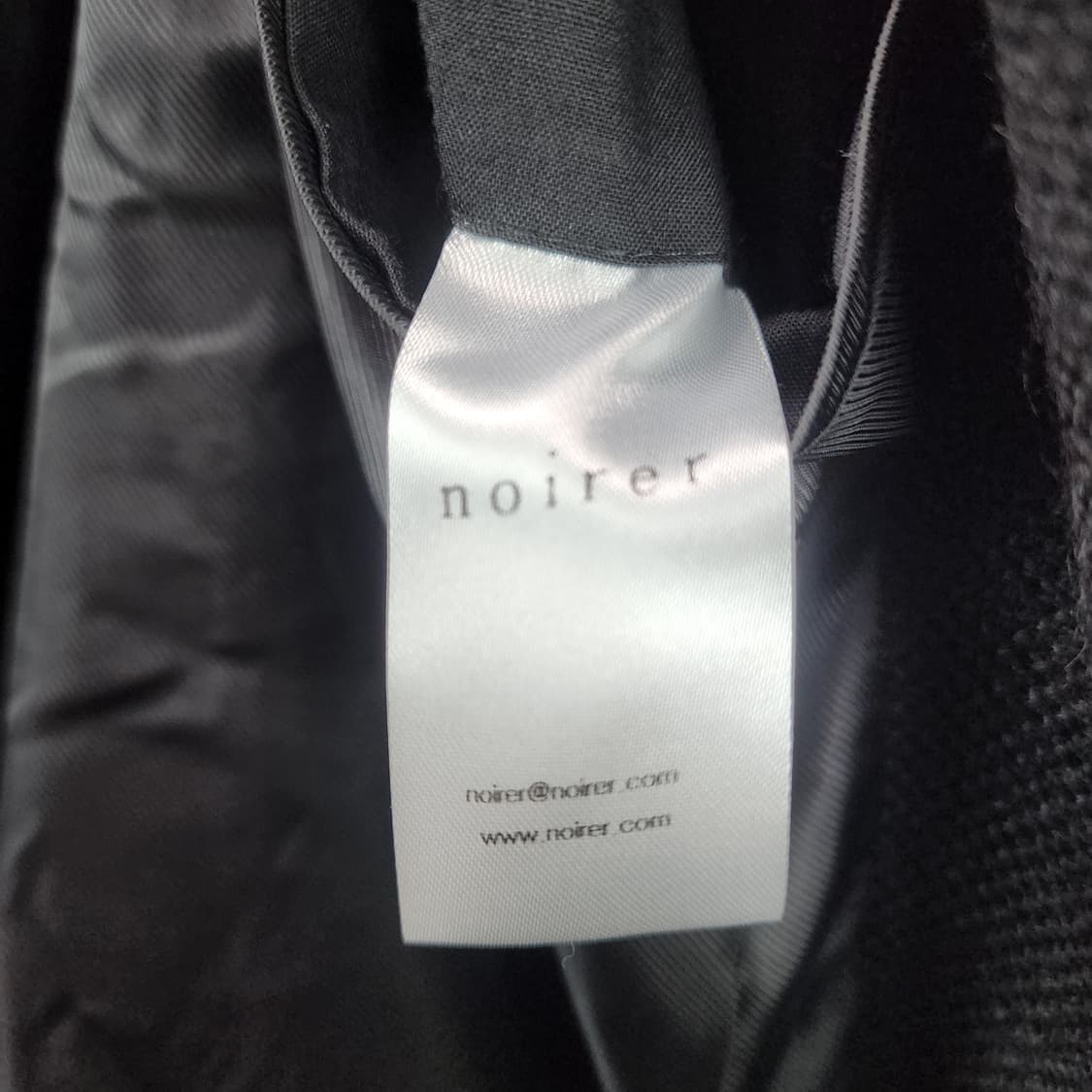 [48] noirer 노이어 더블 울 롱코트 상품이미지9