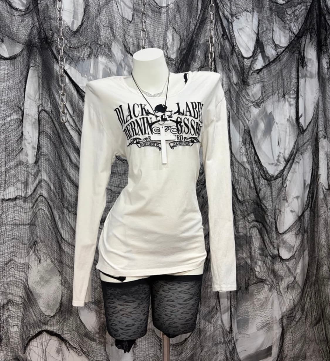 빈티지 펑크 와투케 롱슬리브 균일가 상품이미지4