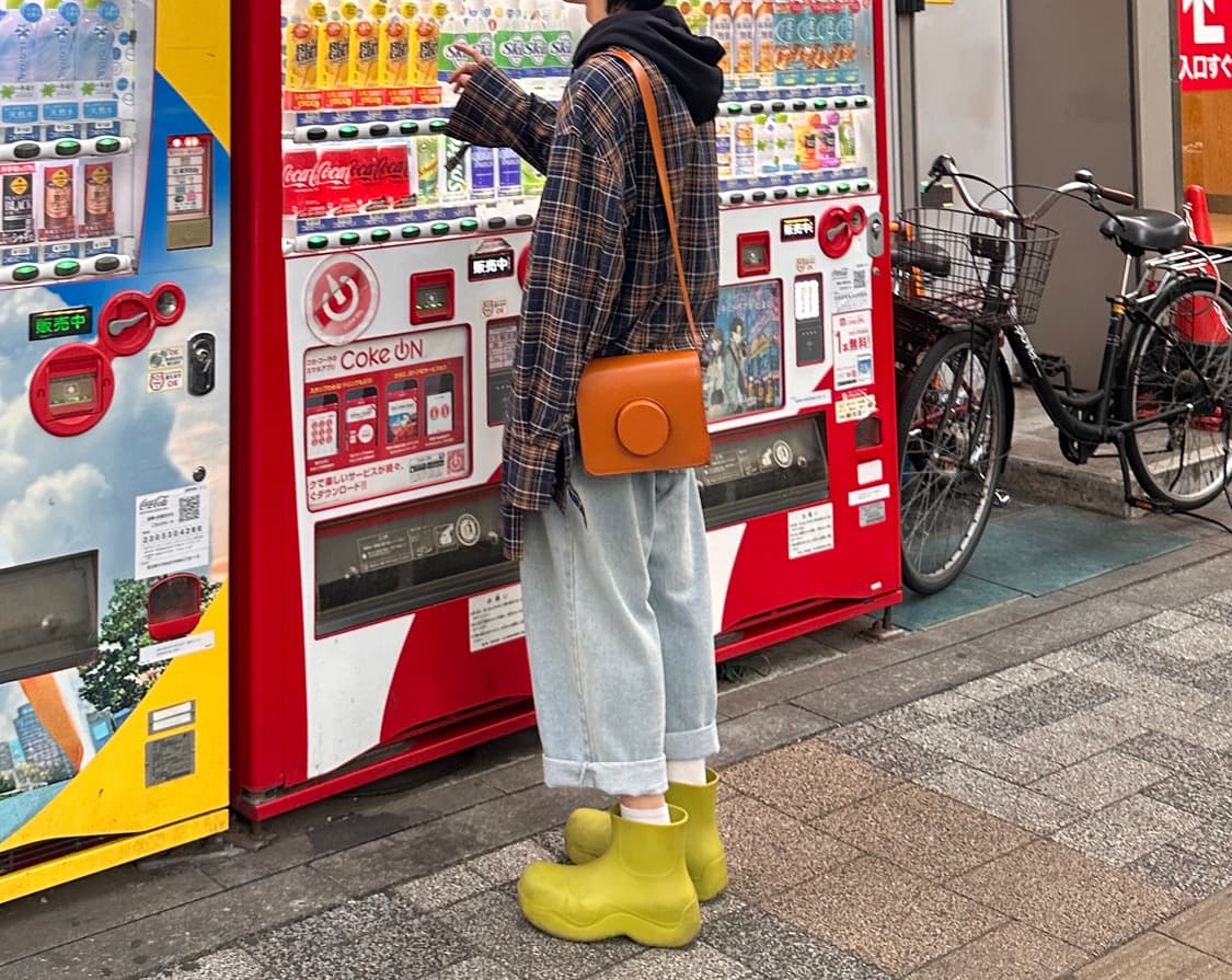 르메르 카메라백 라지 어텀오렌지 상품이미지1