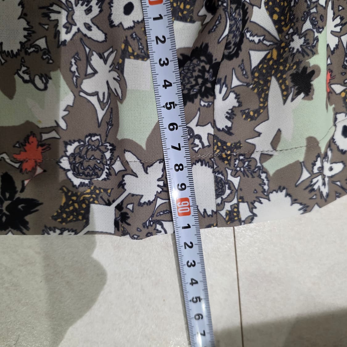 한섬 시스템 SYSTEM 플라워 패턴 롱 원피스 상품이미지9