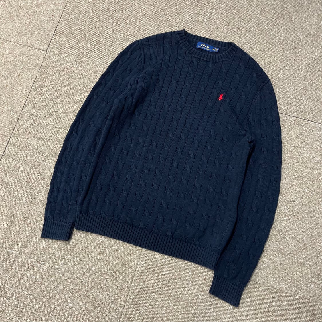 폴로 랄프로렌  꽈배기 니트 상품이미지1