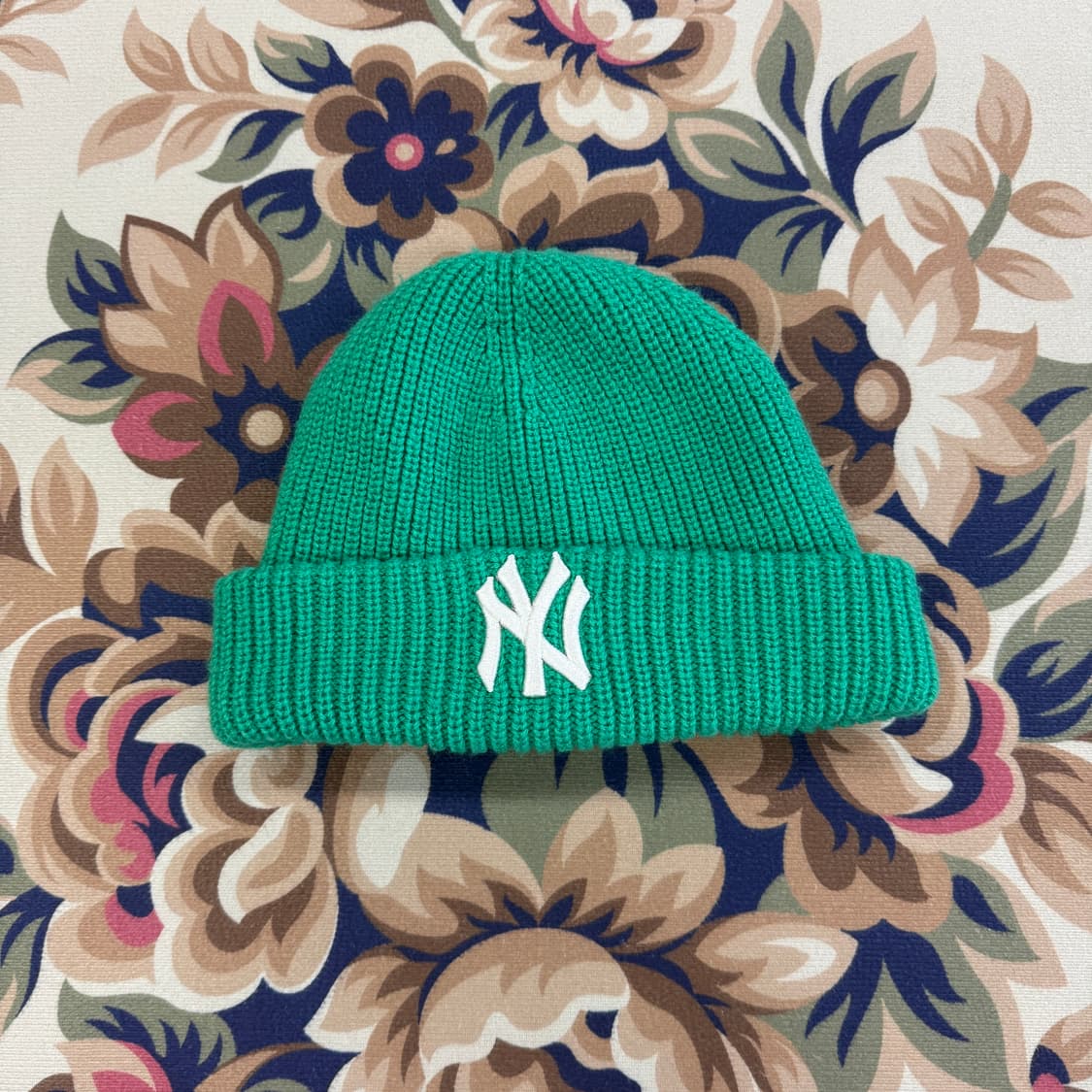 엠엘비MLB 뉴욕양키즈 로고 비니(그린) 상품이미지1