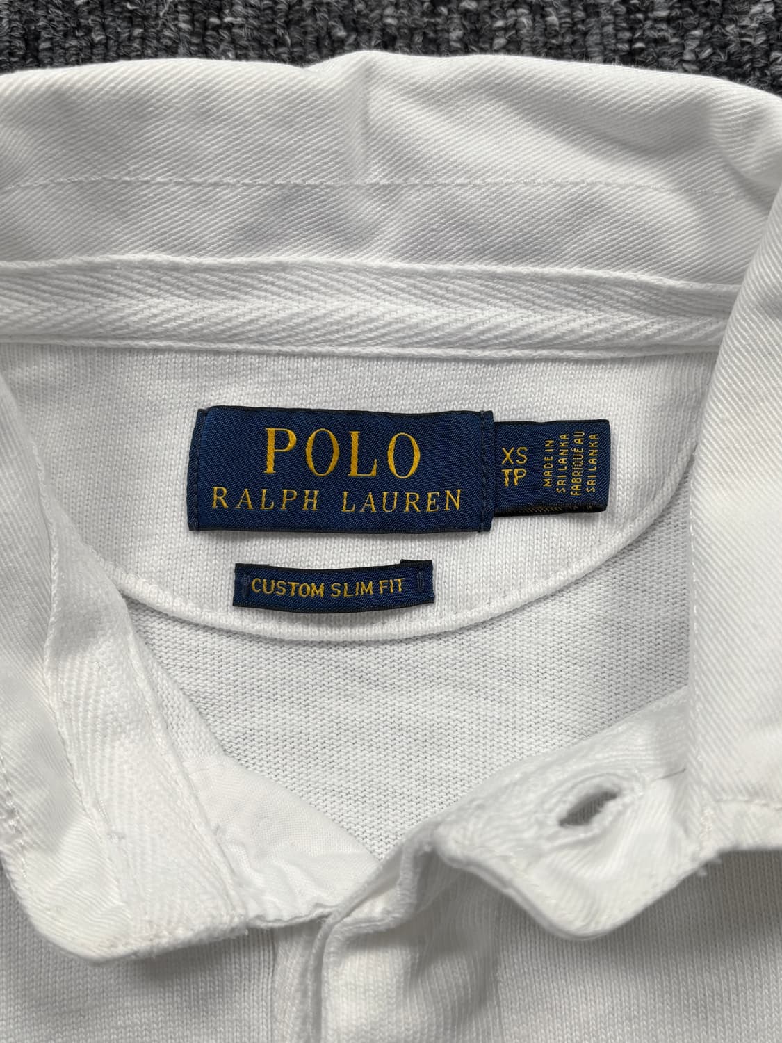 폴로 화이트 슬림핏 PK 반팔 상품이미지5